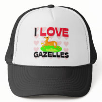 I Love Gazelles Trucker Hat