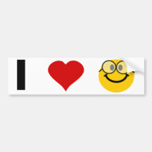 I love Geeks Bumper Sticker