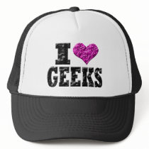 I Love Geeks Trucker Hats