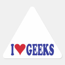 I Love Geeks Sticker