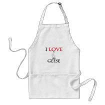 I Love Geese Aprons