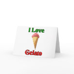 I Love Gelato (Italian Ice Cream) cards