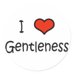 I Love Gentleness stickers