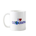 I Love Geography mugs
