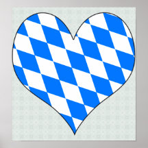 I Love Germany Bavaria Posters
