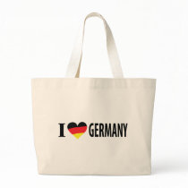 I love germany icon canvas bags