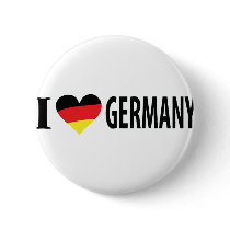 I love germany icon pin