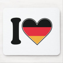 I Love Germany Mouse Pad