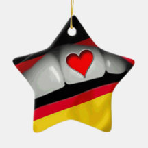 I Love Germany Weihnachtsbaum Ornament