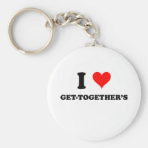 I Love Get-Together'S Keychains