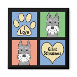 I Love Giant Schnauzers Magnet
