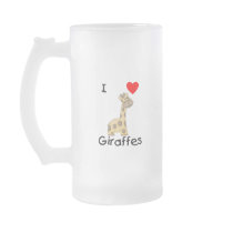 I Love Giraffes (2) Coffee Mug