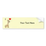 I Love Giraffes (3) bumper stickers