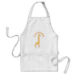 I Love Giraffes aprons