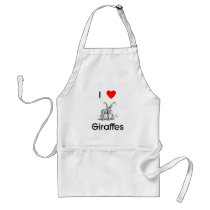 I love giraffes Apron