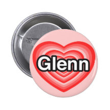 I love Glenn. I love you Glenn. Heart Buttons