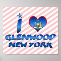 I love Glenwood, New York Print