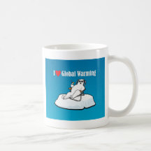 I Love Global Warming Mugs