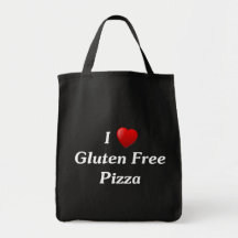 I Love Gluten Free Pizza Bag