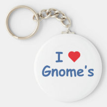 I Love Gnome's Keychain