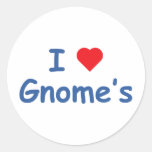 I Love Gnome's Sticker