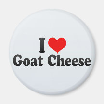 I Love Goat Cheese Fridge Magnet