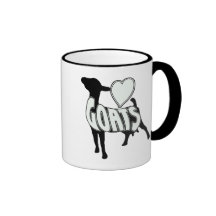 I LOVE GOATS LOGO ICON COFFEE MUGS