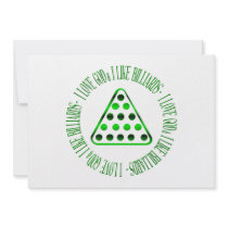 I love God & I like billiards/pool Custom Invite
