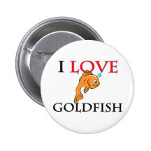 I Love Goldfish Pins