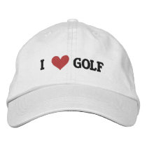 'I LOVE GOLF' BASEBALL CAP
