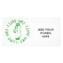 I love golf! personalized photo card