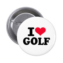 I love Golf Pin
