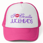 I LOVE GORILLA JUICEHEADS Sexy Cute Pink Hat