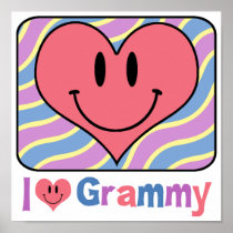 I Love Grammy Poster