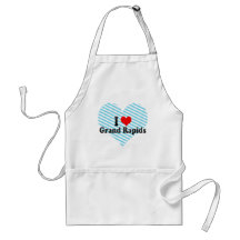 I Love Grand Rapids, United States Aprons