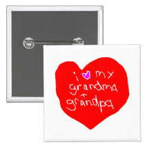 I Love Grandma and Grandpa Button