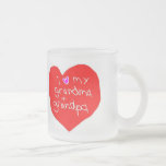 I Love Grandma and Grandpa Mugs
