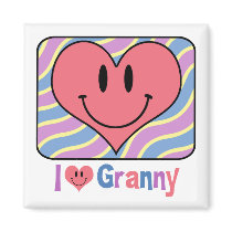 I Love Granny Fridge Magnets