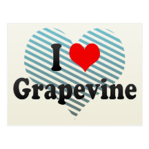 I Love Grapevine, United States Post Cards