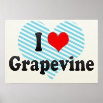 I Love Grapevine, United States Posters