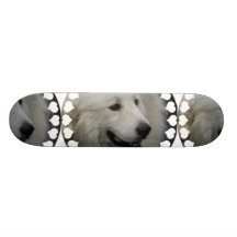 I Love Great Pyrenees Skateboard