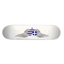 I Love Greece -wings Custom Skateboard