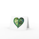 I Love Green Blank Card