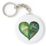 I Love Green Keychain