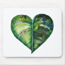 I Love Green Mousepad