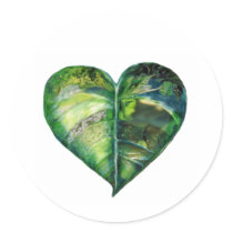 I Love Green Sticker