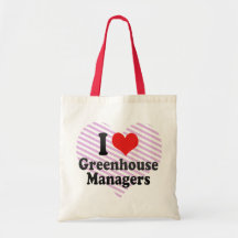 I Love Greenhouse Managers Bags