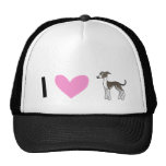 I Love Greyhounds / Whippets / Italian Greyhounds Mesh Hat