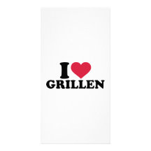 I love Grillen Customized Photo Card