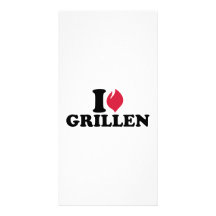 I love Grillen Picture Card